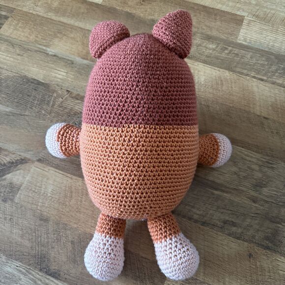 Handcrafted‎ Crocheted Bingo Character Stuffed Toy Plush From Bluey - Picture 8 of 14